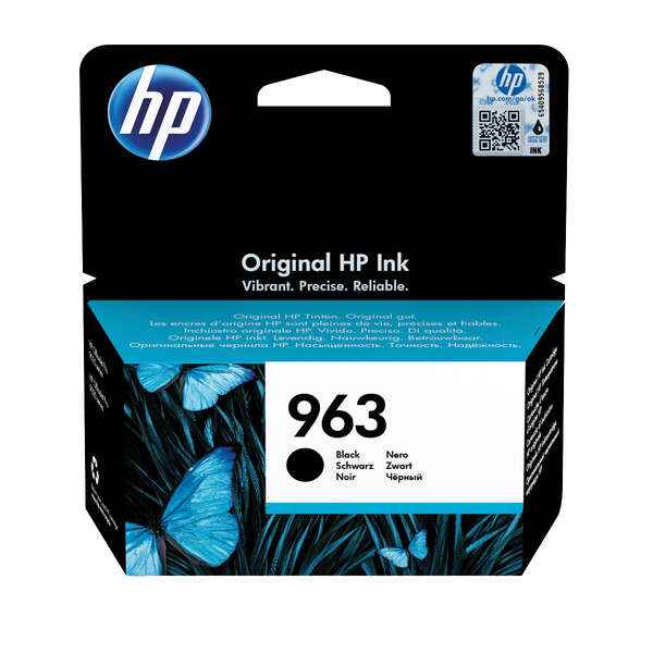HP 963 Negro Cartucho de Tinta Original - 3JA26AE - Prinkweb