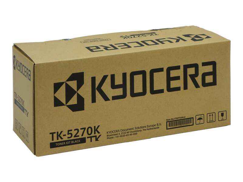 Kyocera TK5270 Negro Cartucho de Toner Original - 1T02TV0NL0/TK5270K - Prinkweb