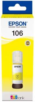 Epson 106 Amarillo Botella de Tinta Original - C13T00R440 - Prinkweb