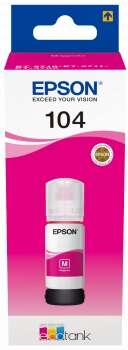 Epson 104 Magenta Botella de Tinta Original - C13T00P340 - Prinkweb