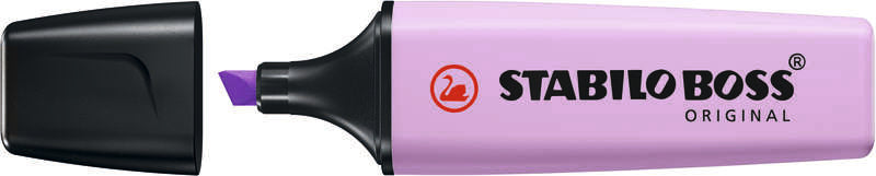 Marqueur fluorescent pastel Stabilo Boss 70 - Largeur de trait 2-5 mm - Rechargeable - Encre résistante à la lumière