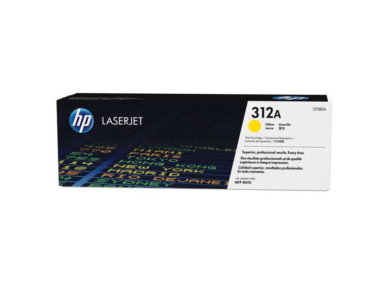 HP CF382A Amarillo Cartucho de Toner Original - 312A - Prinkweb