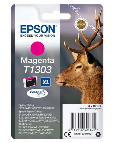 Epson T1303 Magenta Cartucho de Tinta Original - C13T13034012 - Prinkweb