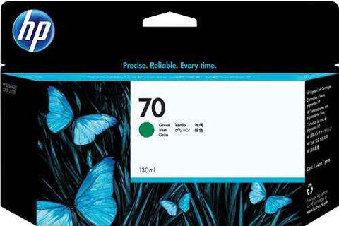 Cartucho de tinta original HP 70 verde - C9457A