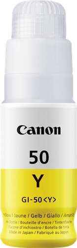 Canon GI50 Amarillo Botella de Tinta Original - GI50Y/3405C001 - Prinkweb