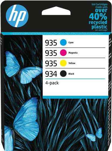 HP 934 + 935 Pack de 4 Cartuchos de Tinta Originales - 6ZC72AE - Prinkweb