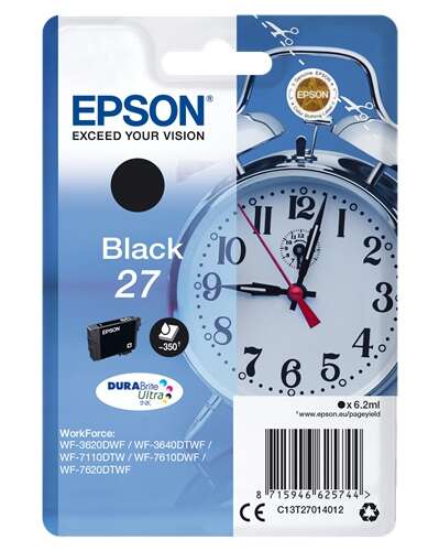 Epson T2701 (27) Negro Cartucho de Tinta Original - C13T27014012 - Prinkweb