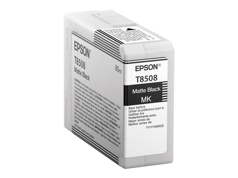 Epson T8508 Negro Mate Cartucho de Tinta Original - C13T850800 - Prinkweb