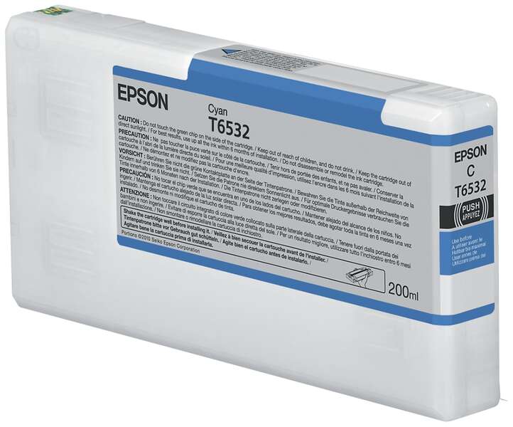 Epson T6532 Cyan Cartucho de Tinta Original - C13T653200 - Prinkweb