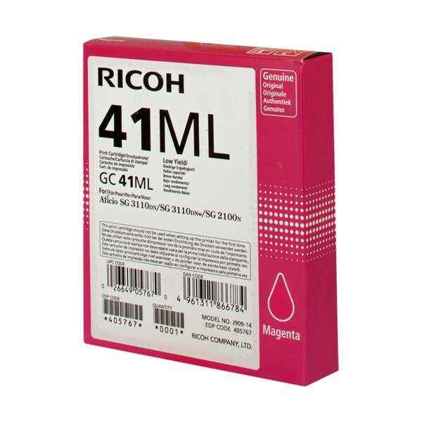 Ricoh GC41ML Magenta Cartucho de Gel Original - 405767 - Prinkweb