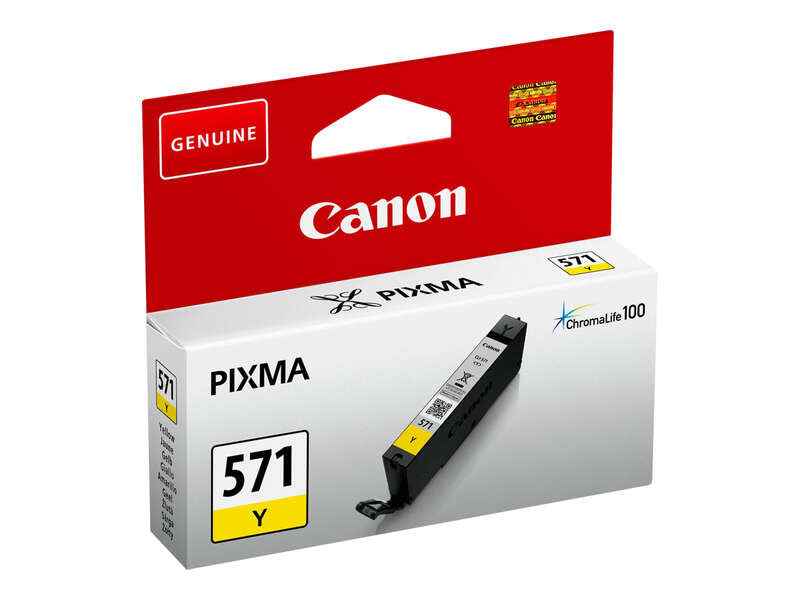 Canon CLI571 Amarillo Cartucho de Tinta Original - 0388C001 - Prinkweb