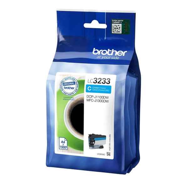 Brother LC3233 Cyan Cartucho de Tinta Original - LC3233C - Prinkweb