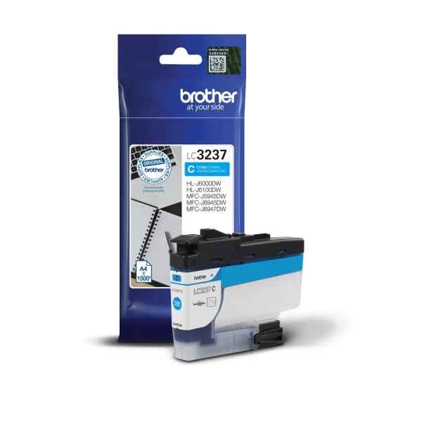 Brother LC3237 Cyan Cartucho de Tinta Original - LC3237C - Prinkweb