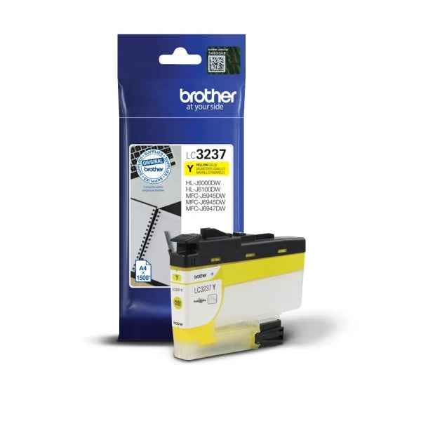 Brother LC3237 Amarillo Cartucho de Tinta Original - LC3237Y - Prinkweb