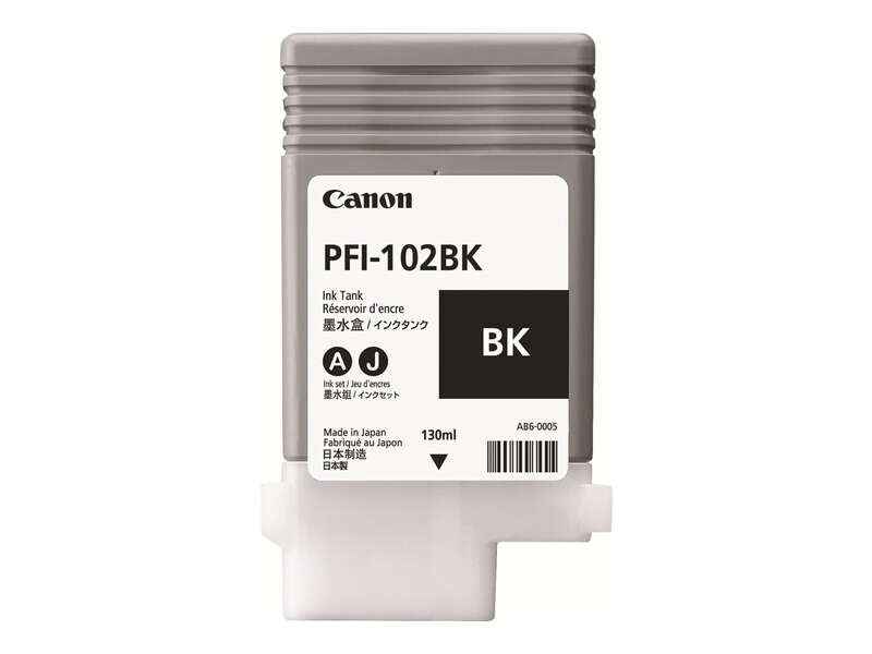 Canon PFI102 Negro Cartucho de Tinta Original - 0895B001 - Prinkweb