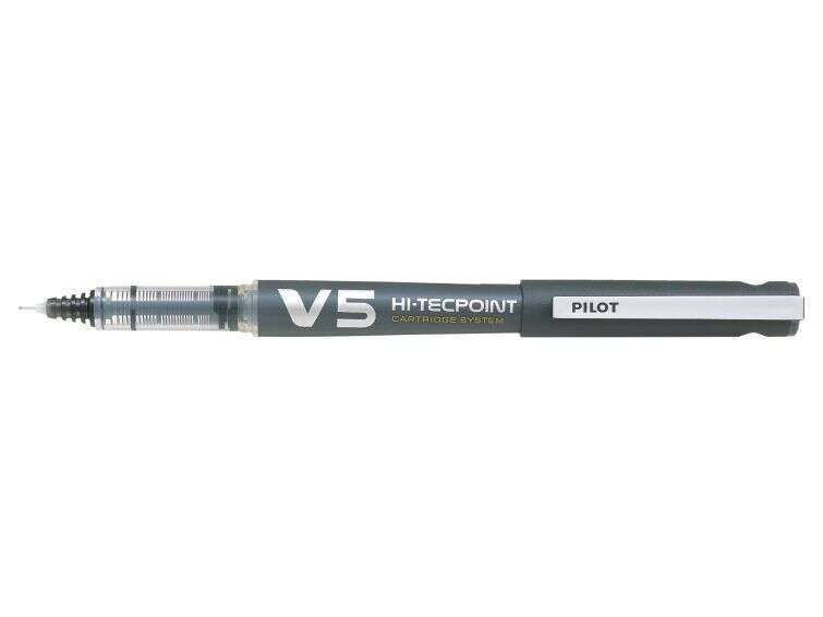 Pilot Boligrafo de Tinta Liquida V5 HI-Tecpoint Recargable - Fabricado con Plastico Reciclado - Punt