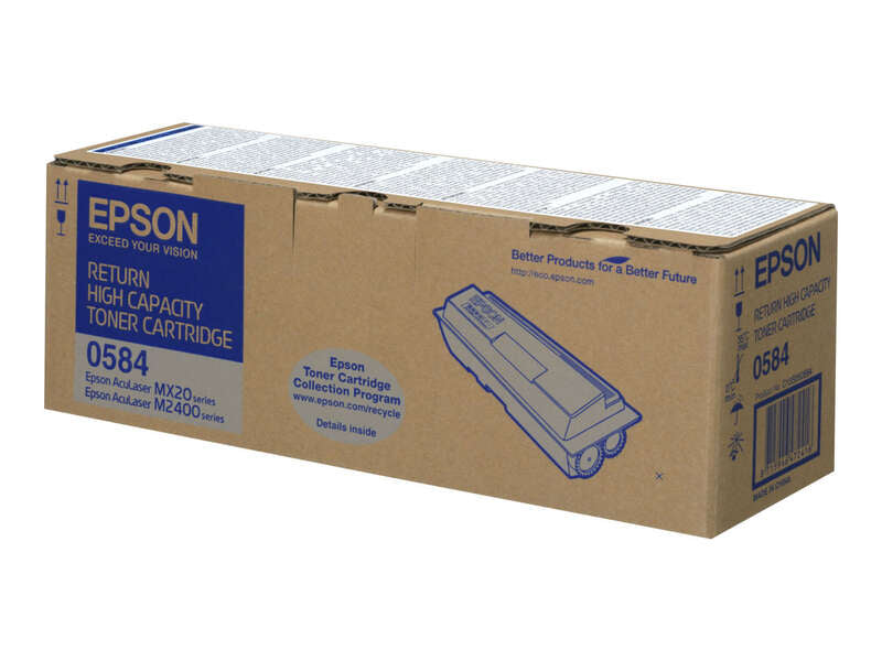 Epson Aculaser M2400/MX20 Negro Cartucho de Toner Original - C13S050584/C13S050582 - Prinkweb
