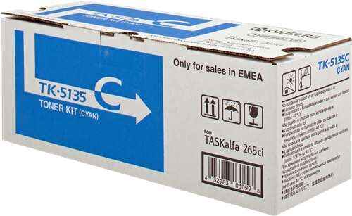Kyocera TK5135 Cyan Cartucho de Toner Original - 1T02PACNL0/TK5135C - Prinkweb