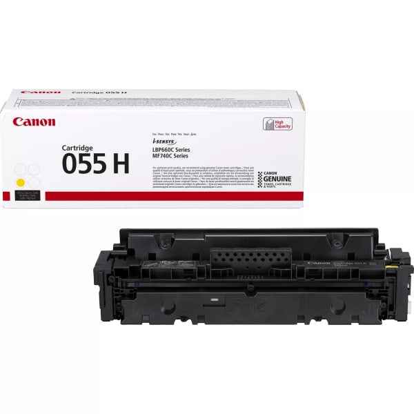 Canon 055H Amarillo Cartucho de Toner Original - 3017C002 - Prinkweb
