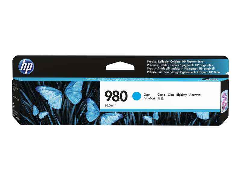 HP 980 Cyan Cartucho de Tinta Original - D8J07A - Prinkweb