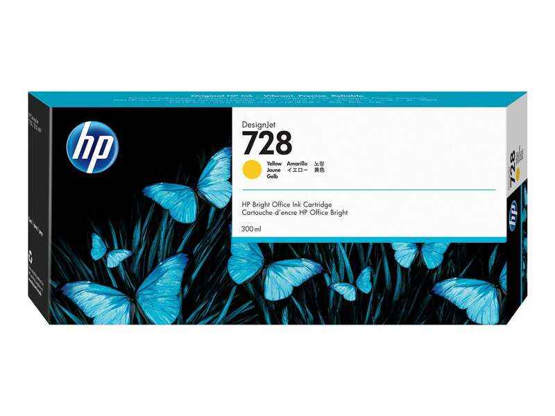 HP 728 Amarillo Cartucho de Tinta Original - F9K15A - Prinkweb