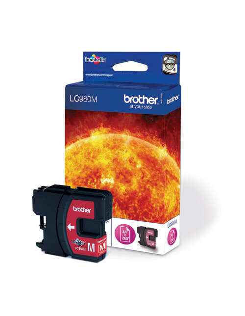 Brother LC980 Magenta Cartucho de Tinta Original - LC980M - Prinkweb