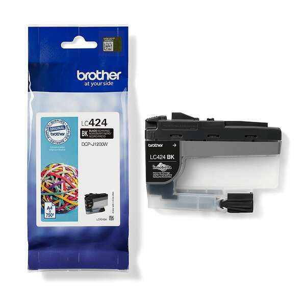 Brother LC424 Negro Cartucho de Tinta Original - LC424BK - Prinkweb