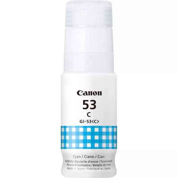 Canon GI53 Cyan Botella de Tinta Original - GI53C/4673C001 - Prinkweb