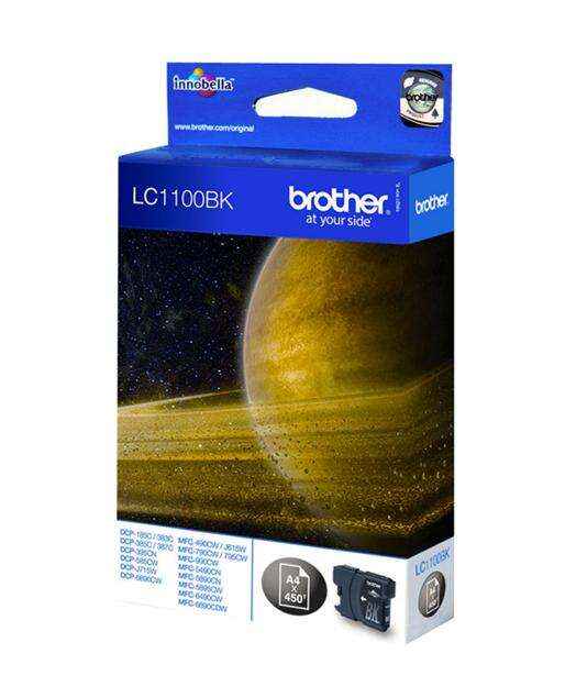 Brother LC1100 Negro Cartucho de Tinta Original - LC1100BK - Prinkweb