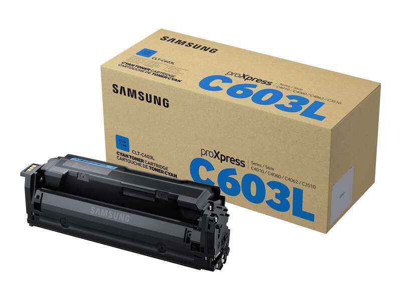 Samsung CLT-C603L Cyan Cartucho de Toner Original - SU080A - Prinkweb
