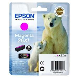 Epson T2633 (26XL) Magenta Cartucho de Tinta Original - C13T26334012 - Prinkweb