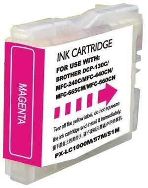 Cartucho compatible Brother LC1000XL Magenta