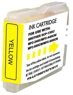 Cartucho compatible Brother LC1000XL Amarillo
