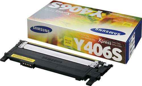 Samsung CLP360/CLX3305 Amarillo Cartucho de Toner Original - CLT-Y406S/SU462A - Prinkweb