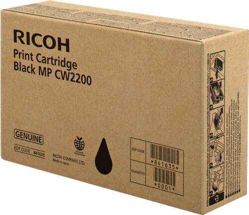 Ricoh Aficio MP-CW2200SP Negro Cartucho de Tinta Original - 841635/MP CW2200BK - Prinkweb