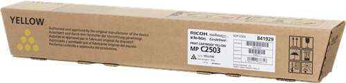Ricoh Aficio MP-C2503SP/MP-C2003SP/MP-C2011SP Amarillo Cartucho de Toner Original - 841929 - Prinkweb