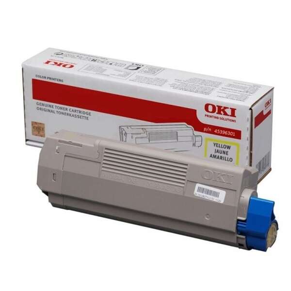 OKI MC760/MC770/MC780 Amarillo Cartucho de Toner Original - 45396301 - Prinkweb
