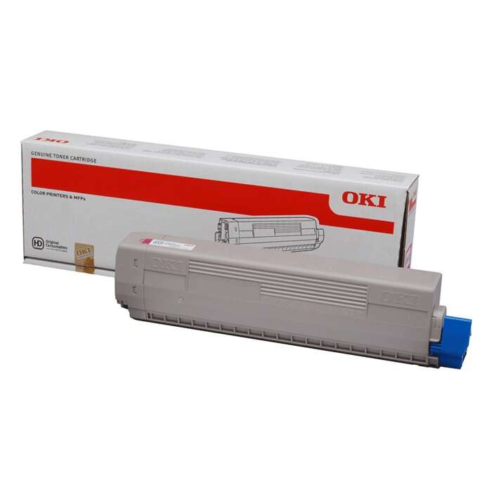 OKI C822 Magenta Cartucho de Toner Original - 44844614 - Prinkweb