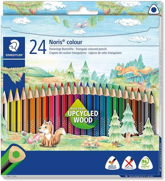 Staedtler Noris Colour 187 Lapices Triangulares de Colores - Resistencia a la Rotura - Co