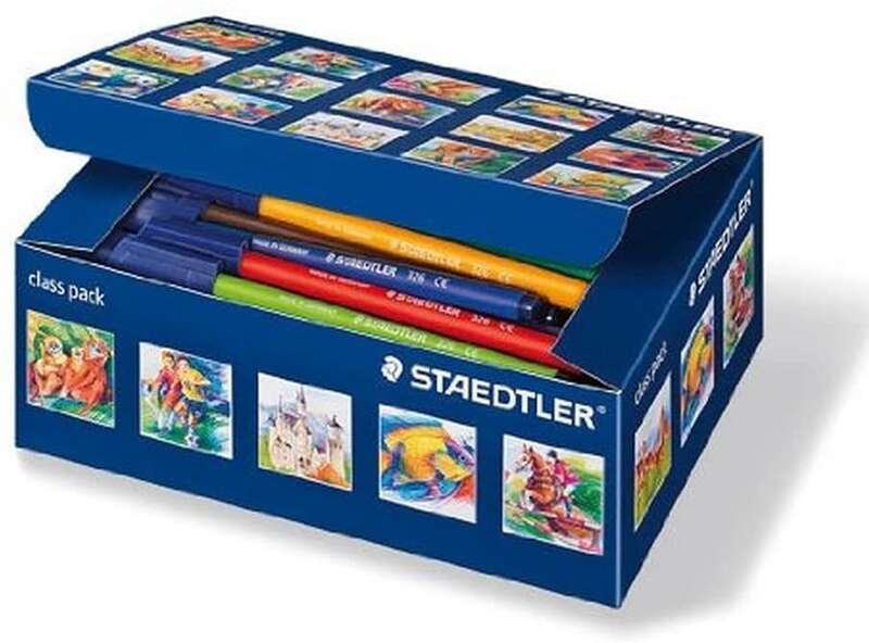 Staedtler Noris 326 Rotuladores de Punta Fina - Trazo 1mm Aprox - Tinta Base de Agua - C
