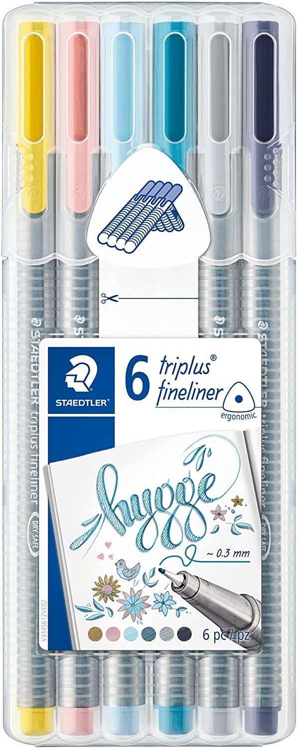 Staedtler Triplus Fineliner 334 Rotuladores de Punta Fina - Trazo 0.3mm Aprox - Tinta Base