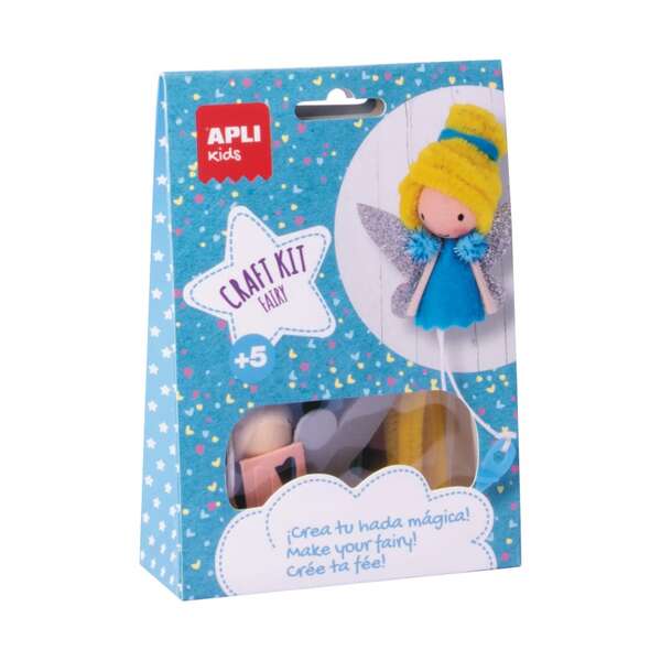 Kit de Artesanato Apli Mini Magic Fairy - Reduz o Stress - Melhora a Memória - Desenvolve a Coordenação