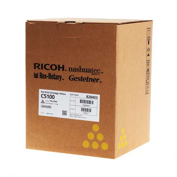 Ricoh Pro C5100/C5110 Amarillo Cartucho de Toner Original - 828403 - Prinkweb
