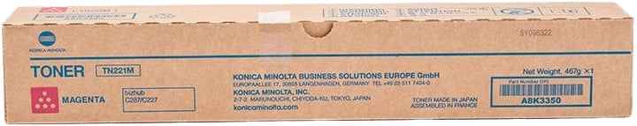 Konica Minolta TN221 Magenta Cartucho de Toner Original - TN221M/A8K3350 - Prinkweb