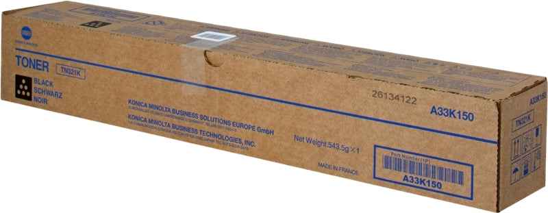 Konica Minolta TN321 Negro Cartucho de Toner Original - TN321K/A33K150 - Prinkweb