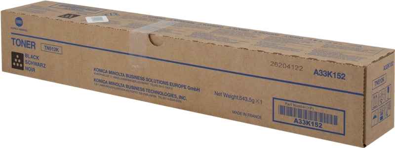 Konica Minolta TN512 Negro Cartucho de Toner Original - TN512K/A33K152 - Prinkweb