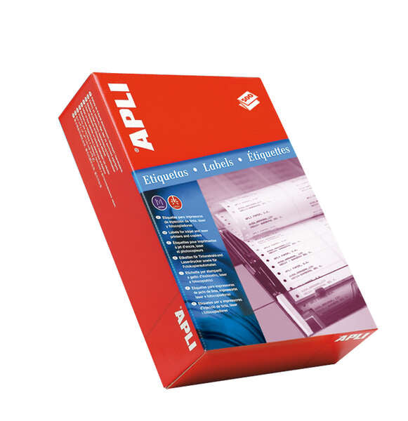 Apli Etiquetas en Continuo 88.9 x 36.0mm - 2 500 Hojas