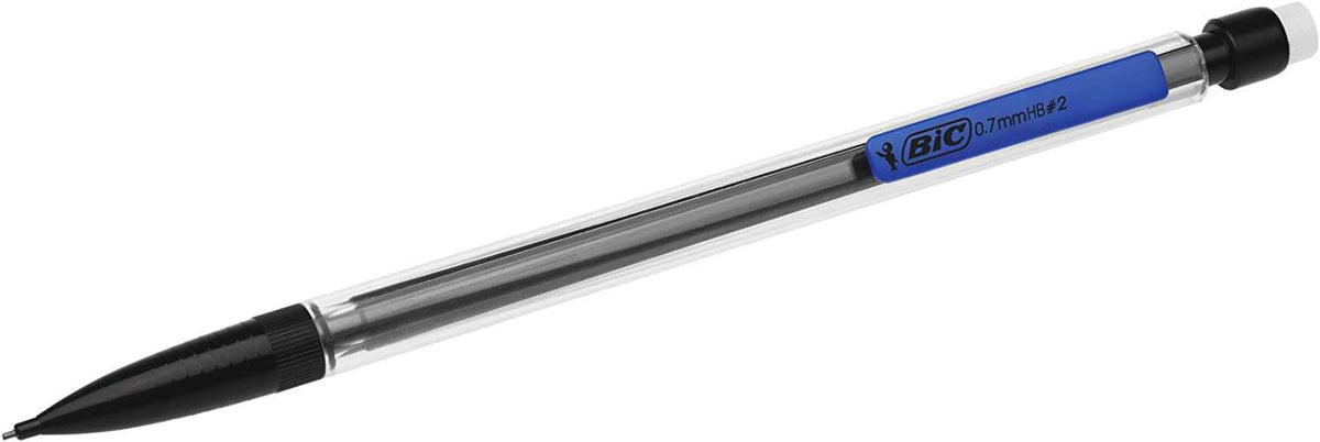 Porte-mine Bic Matic Original Fine 0,7 mm HB avec gomme - Mine rétractable - Couleurs assorties