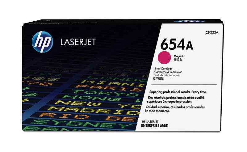 HP CF333A Magenta Cartucho de Toner Original - 654A - Prinkweb