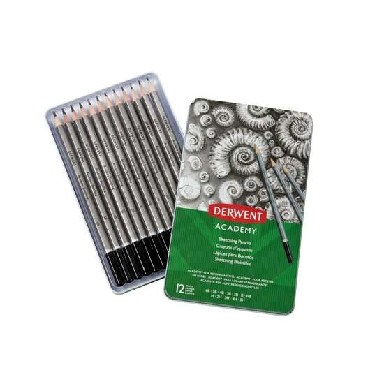 Derwent Academy Sketching Lapices de Grafito Hexagonales de Durezas Surtidas - Especial p